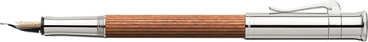 Faber Castell 145542 EF Fountain Pen, Extra Fine Point, Classic Collection, Pernambuco, Platinum Coating, Genuine Import