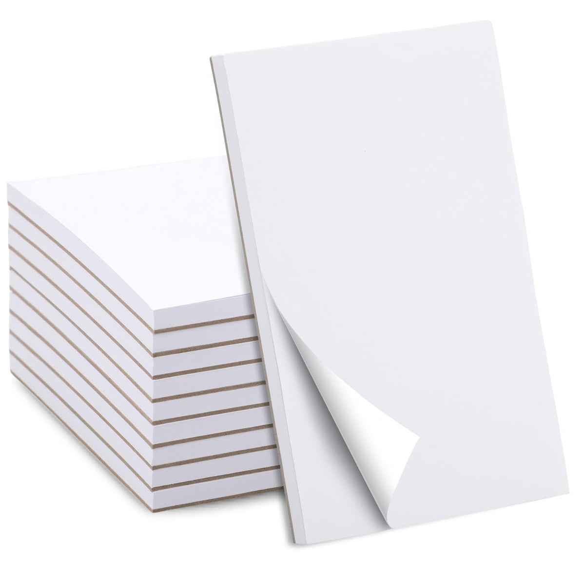 Thboxes 8 Pack Pocket Notebooks, 3 X 5 Spiral Notepads, Black