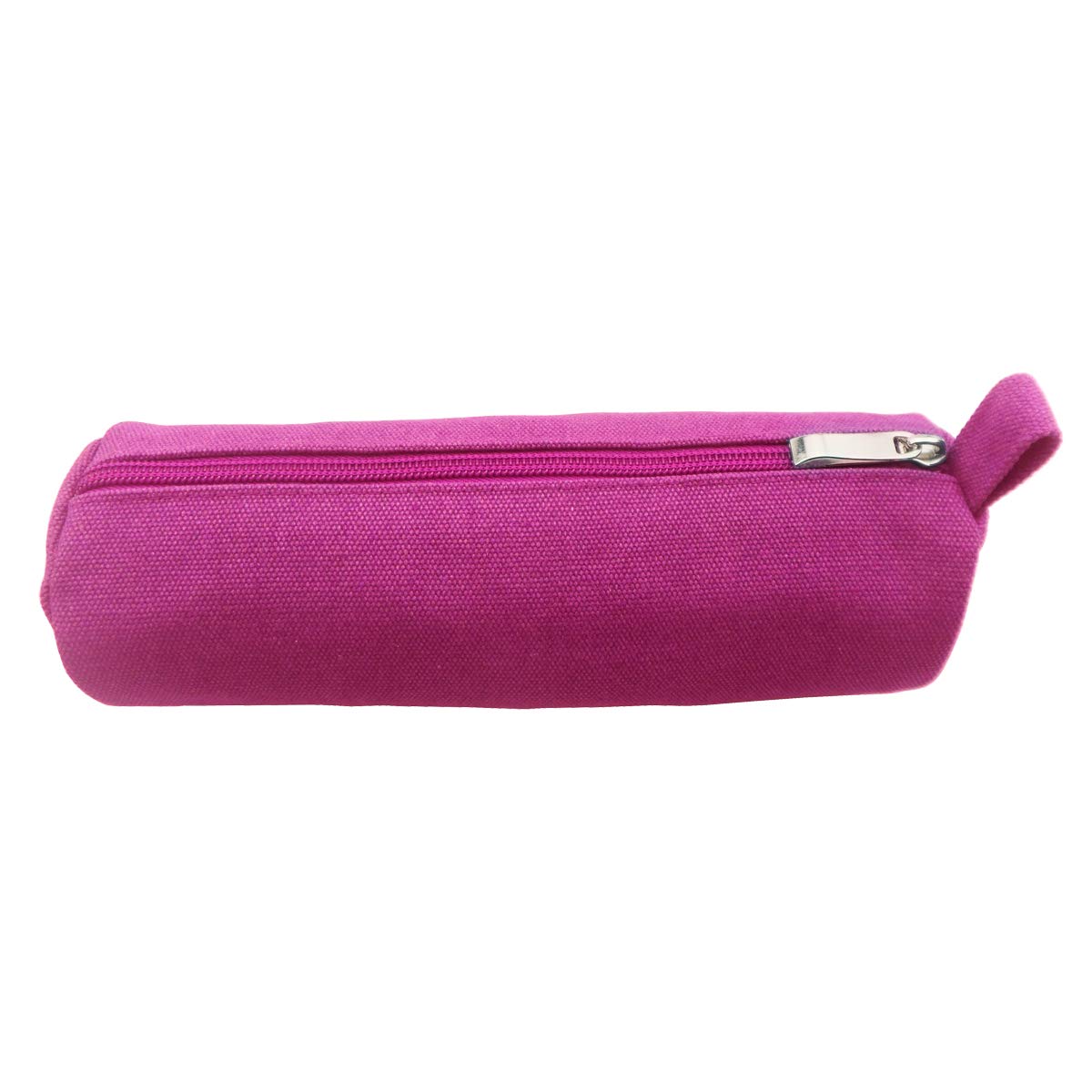 Heavy Canvas Stationery Stylish Simple Pencil Bag and Durable Compact Zipper Pencil Case Pouch 1 Pack Gray