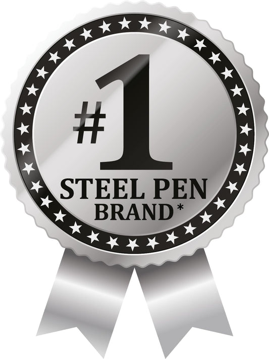 Zebra Pen STEEL F-701 Retractable Ballpoint Pen, Black Ink, 0.8mm, 1-Pack