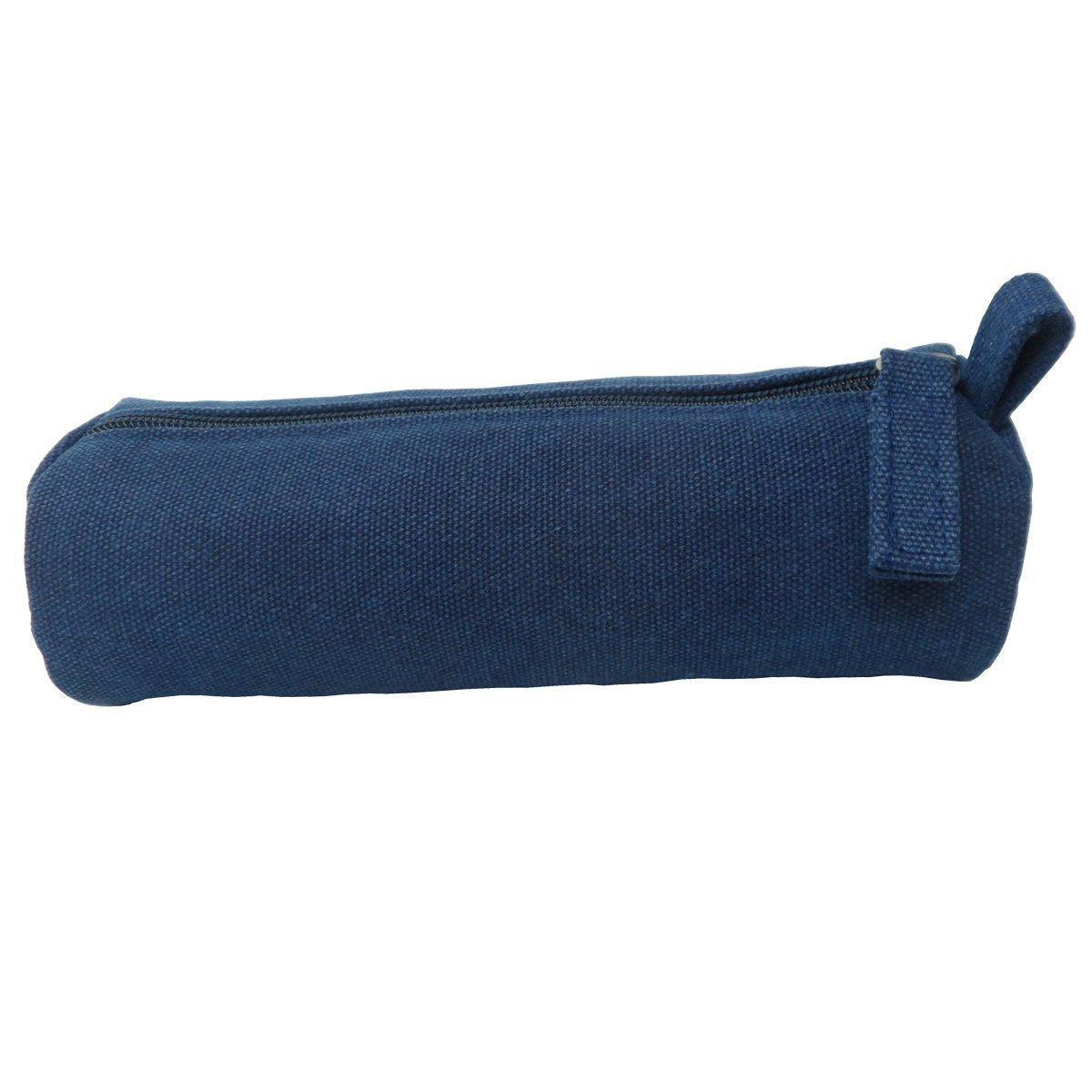 Heavy Canvas Stationery Stylish Simple Pencil Bag and Durable Compact Zipper Pencil Case Pouch 1 Pack Gray