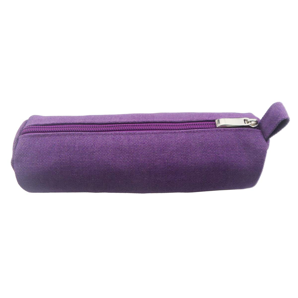 Heavy Canvas Stationery Stylish Simple Pencil Bag and Durable Compact Zipper Pencil Case Pouch 1 Pack Gray