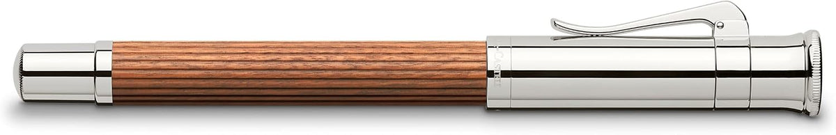 Faber Castell 145542 EF Fountain Pen, Extra Fine Point, Classic Collection, Pernambuco, Platinum Coating, Genuine Import