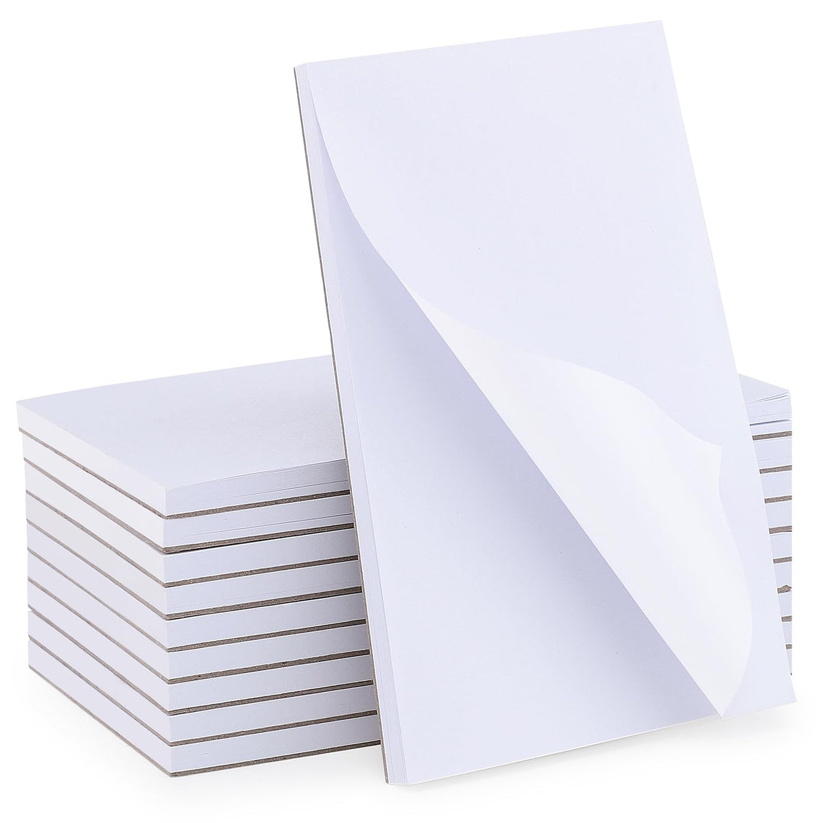 Thboxes 8 Pack Pocket Notebooks, 3 X 5 Spiral Notepads, Black