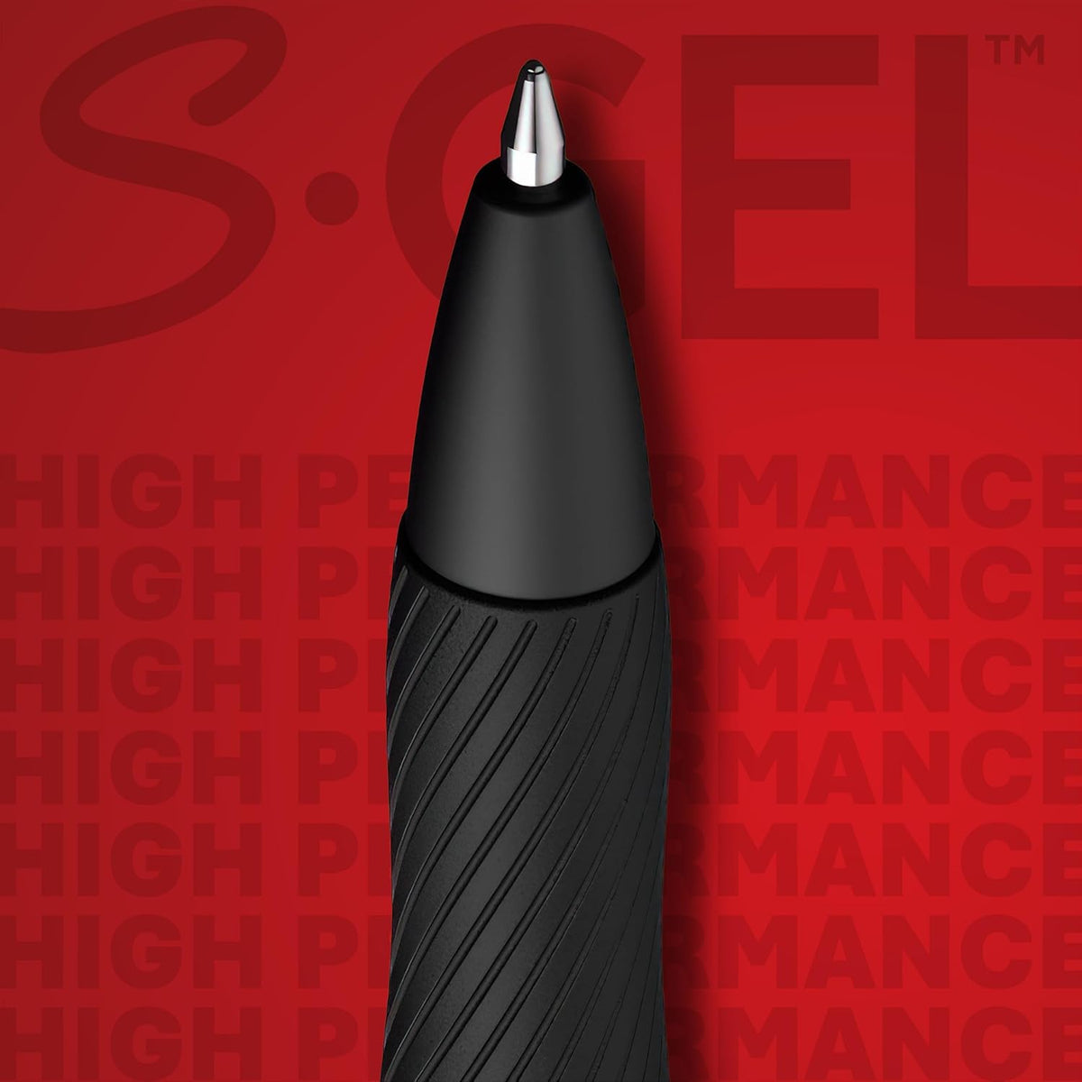 Sharpie S-Gel Retractable Gel Pen, Medium Point, Black Ink, 4/Pack (2096134)