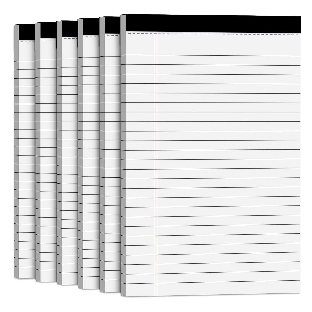 12 Pack Notepads 3x5, Perforated Yellow Lined Paper Memo Pads, 30 Sheets