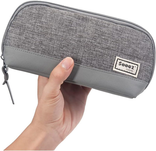 Sooez Wide-Opening Pencil Pen Case, Lightweight Spacious Pencil Bag Pouch