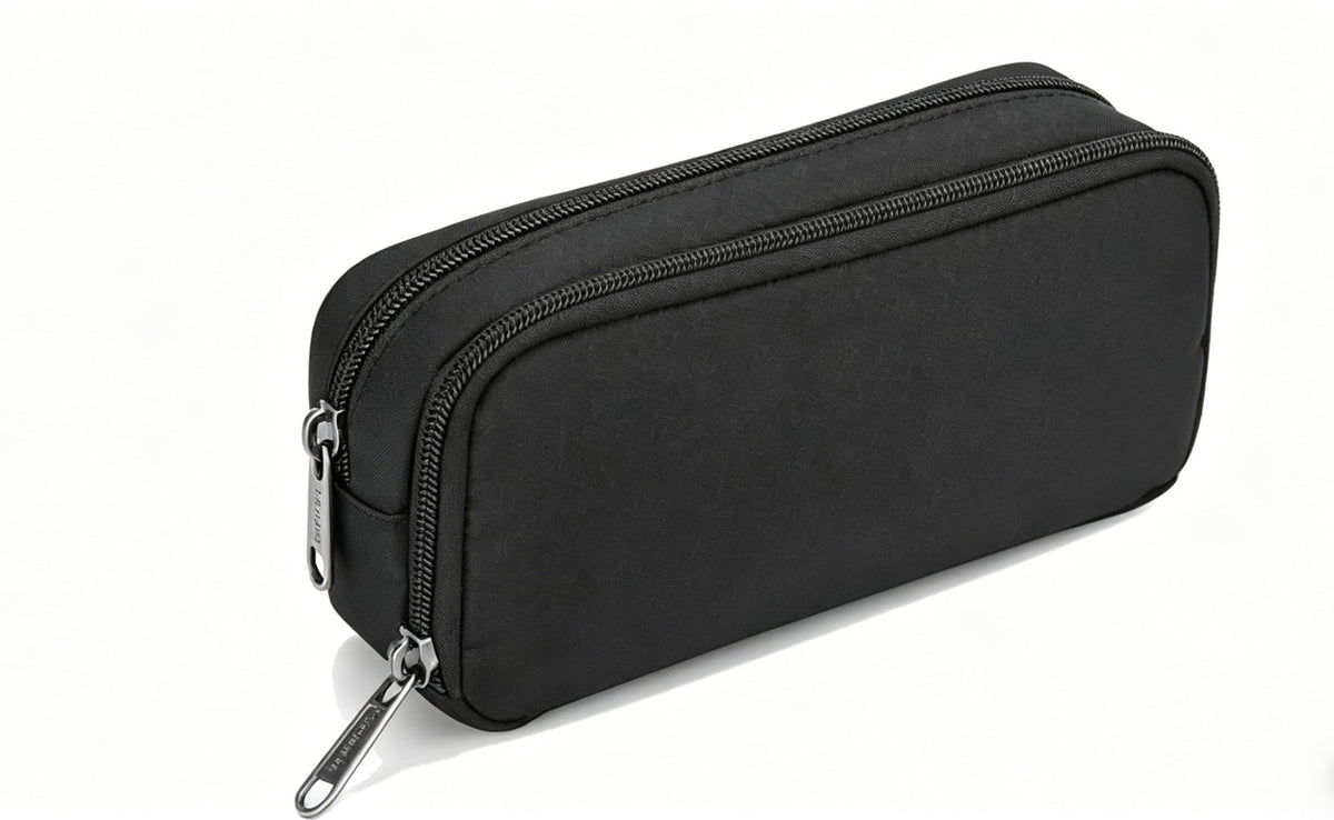 Della Gao Large Pencil Case, Big Capacity Pencil Pouch with 2 Compartments