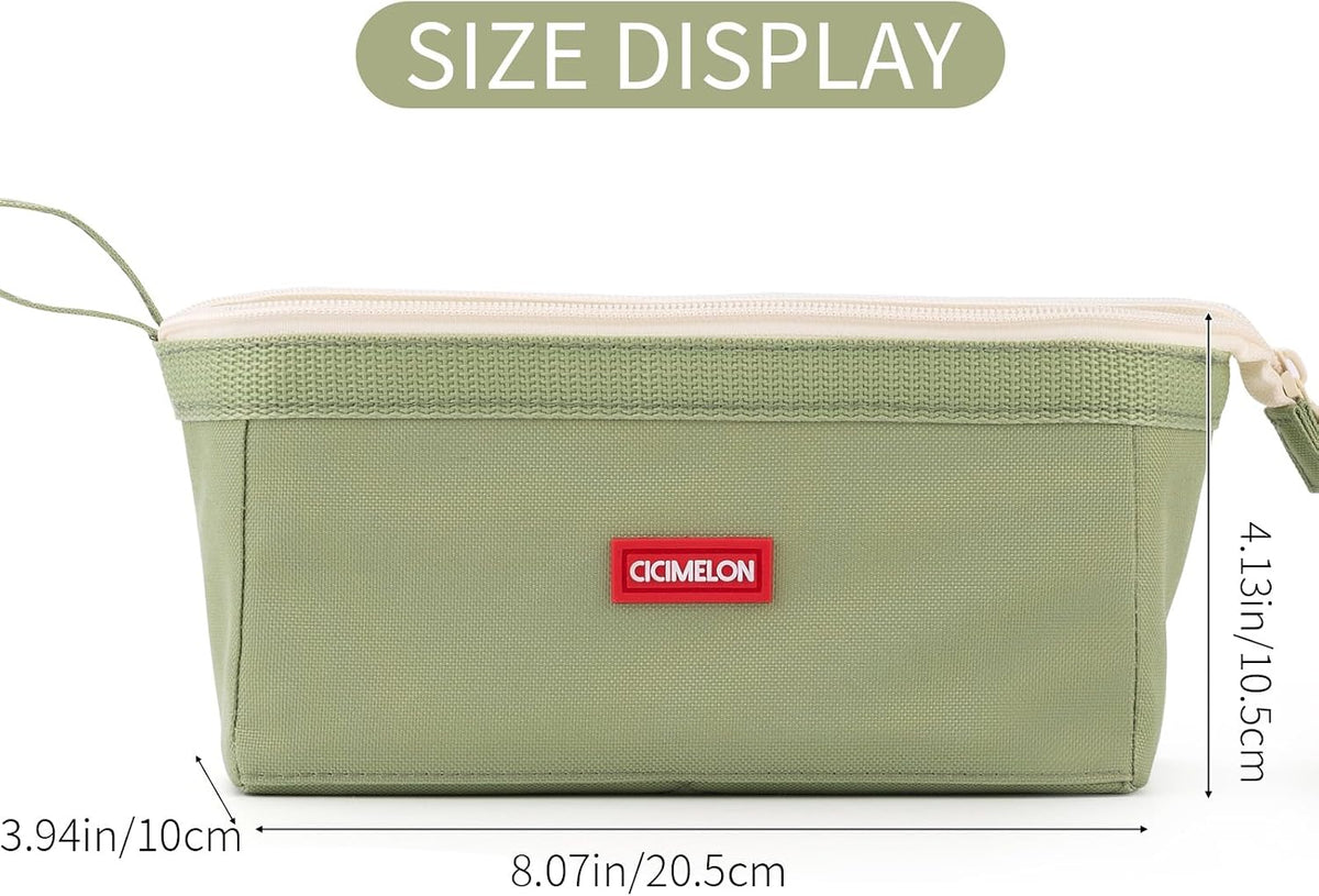 CICIMELON Pencil Case Large Capacity Pencil Pouch Pen Bag for School Teen Girl Boy Men Women