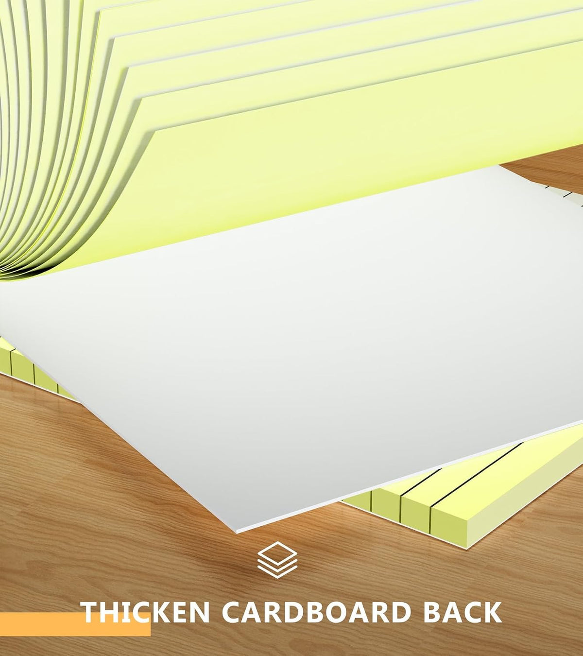 12 Pack Notepads 3x5, Perforated Yellow Lined Paper Memo Pads, 30 Sheets