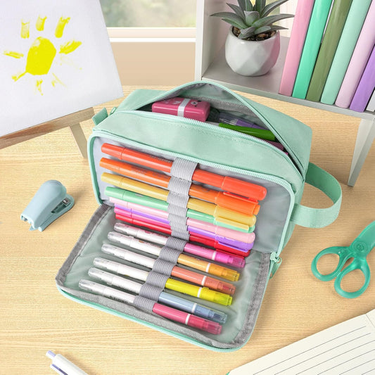 Sooez Original High Capacity Pencil Case, Big Pencil Bag Pouch Organizer